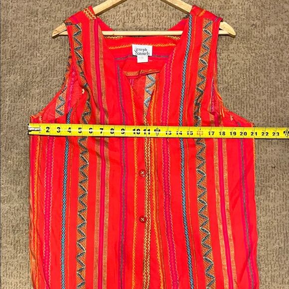 Vibrant Striped Button Down Shirt - Picture 8 of 9